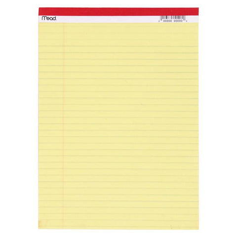 LEGAL PAD 8.5X11.75 50 CT CANARY