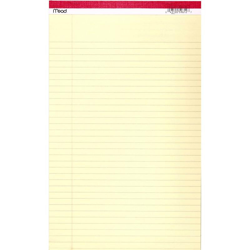 STANDARD LEGAL PAD 8 1-2 X 14