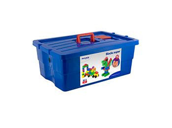 SCHOOL BLOCKS SUPER 96PC CONTAINER