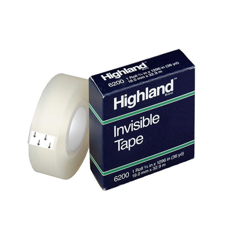 TAPE HIGHLAND INVISIBLE 3-4 X1296