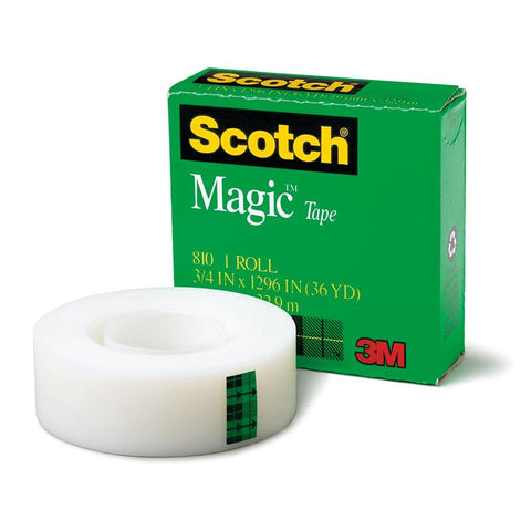 TAPE SCOTCH MAGIC 3-4 X 36 YDS