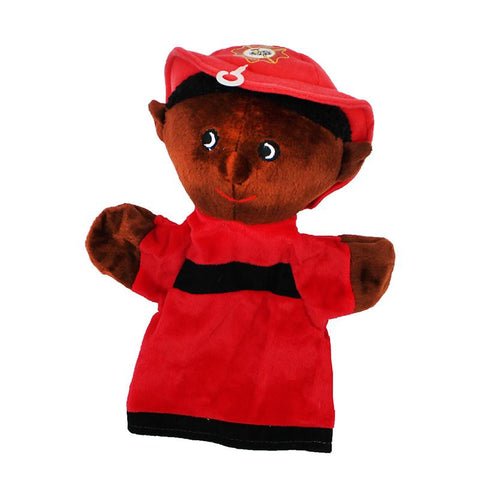 BLACK FIREFIGHTER PUPPET