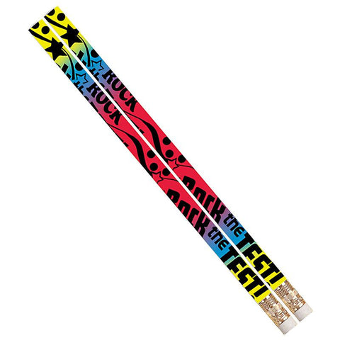 ROCK THE TEST 12PK PENCILS