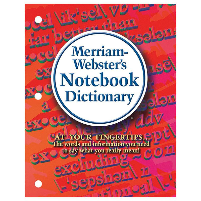 MERRIAM WEBSTER NOTEBOOK DICTIONARY