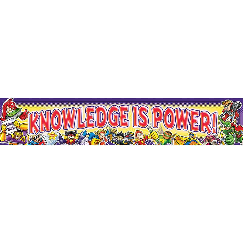 KNOWLEDGE IS POWER BANNER