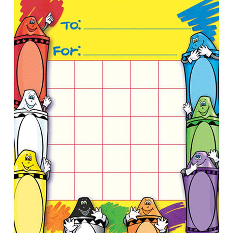 CRAYONS MOTIVATIONAL CHARTS