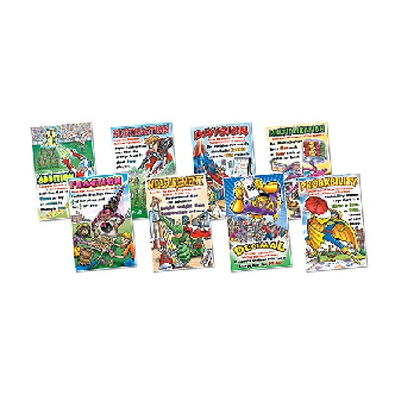 MATH SUPERHEROES BULLETIN BOARD SET