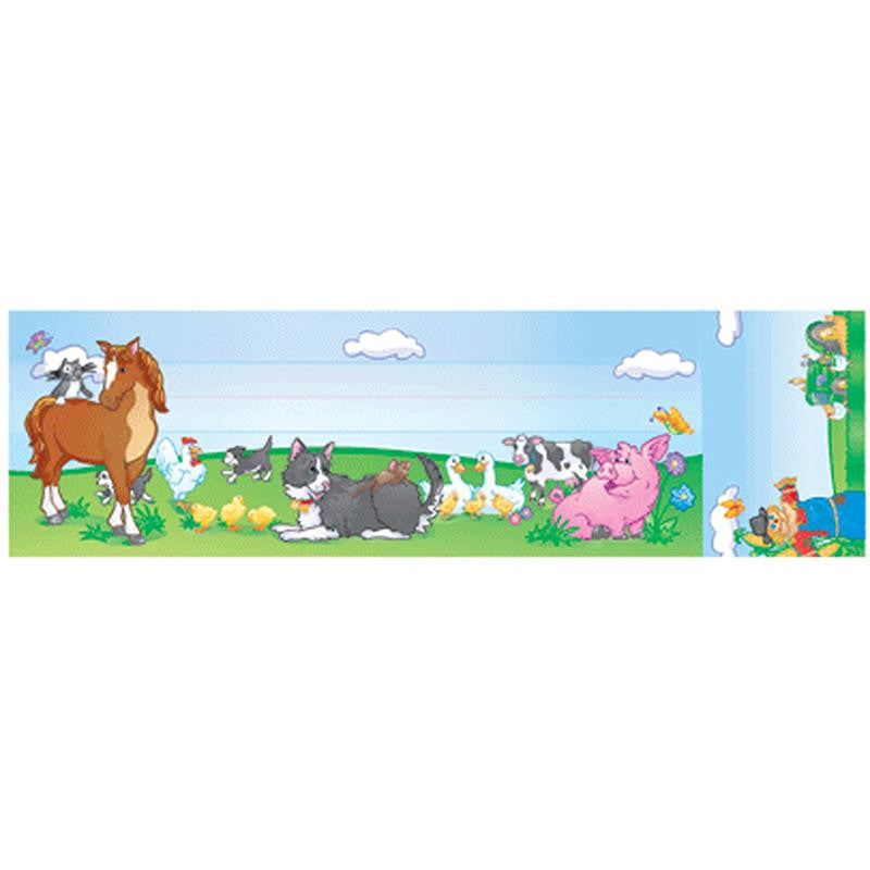 SEAT AND CUBBY SIGNS FARM ANIMALS