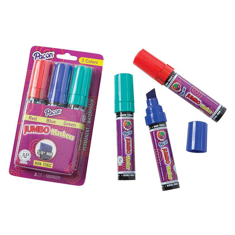 JUMBO MARKERS ASSORTED COLORS