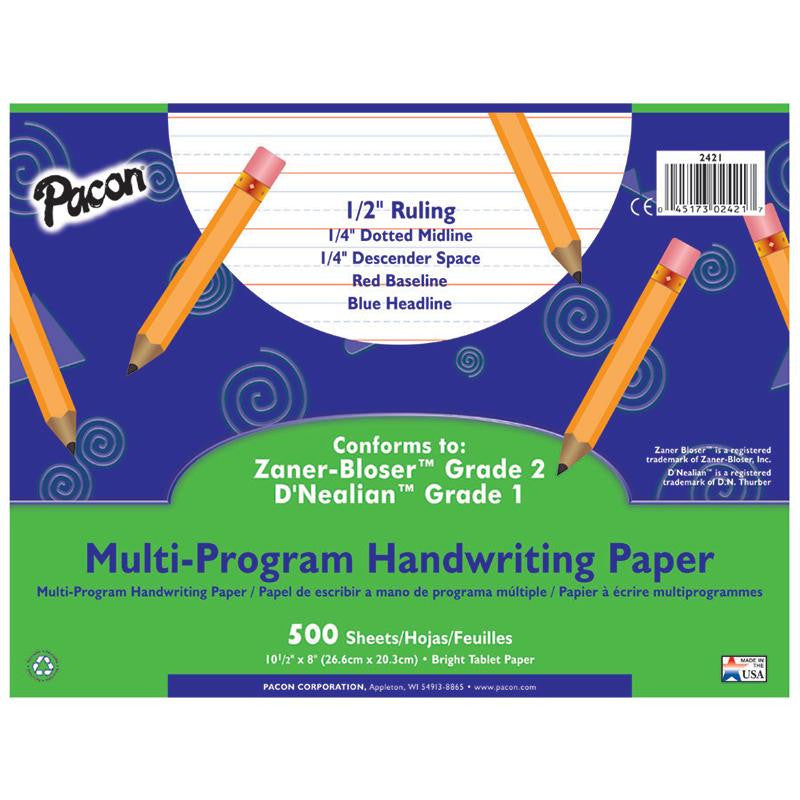 MULTI-PROGRAM HANDWRITING PAPER GR1