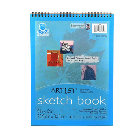 ART1ST SKETCH BOOK 9X12 30 SHT WHT