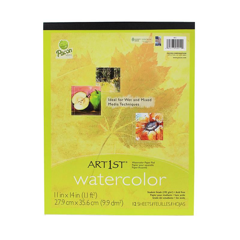 ART1ST WATERCOLOR PAD 11X14 12 SHT