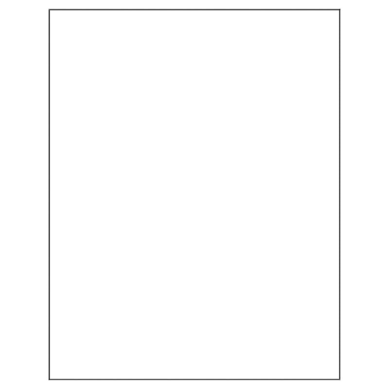 POSTER BOARD 18PT 22X28 WHITE 25CT