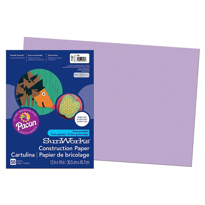 CONSTRUCTION PAPER LILAC 12X18