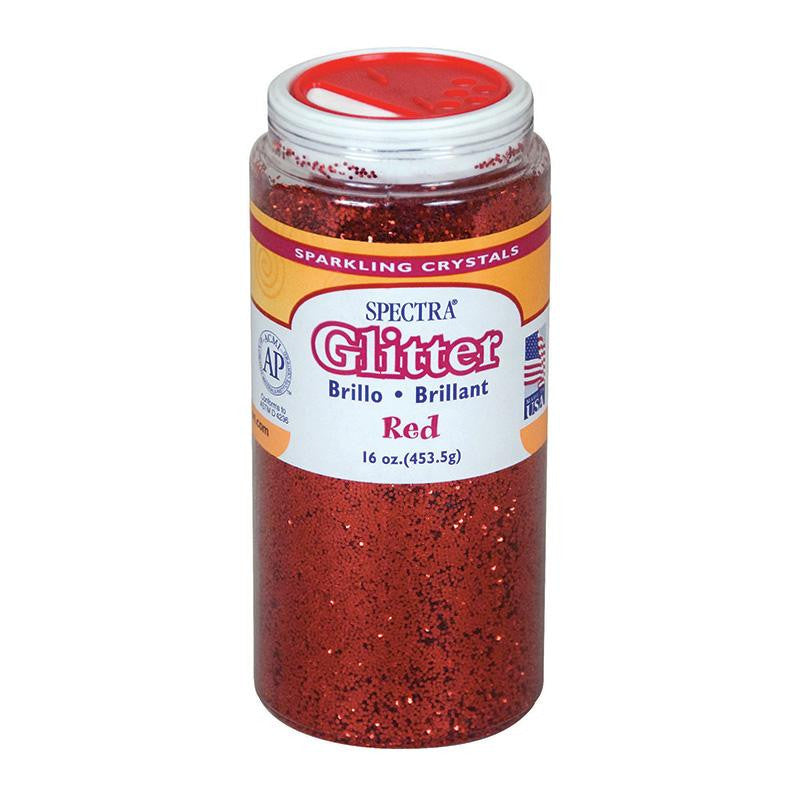 GLITTER 1 LB RED