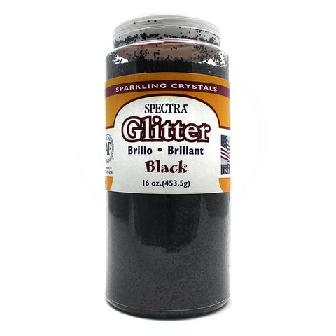 GLITTER 16 OZ BLACK