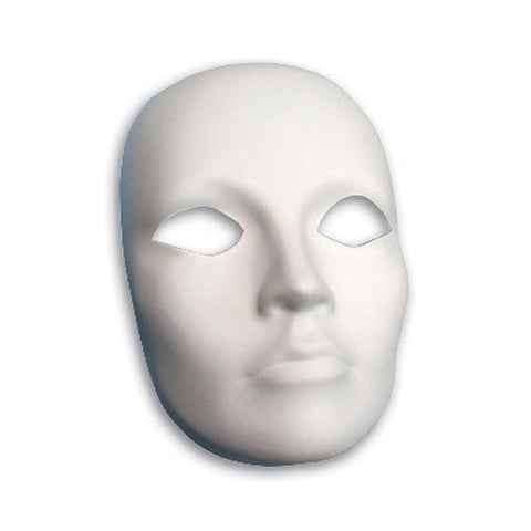 PLASTIC MASK FEMALE FACE