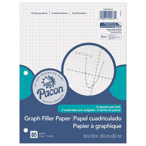 GRAPH PAPER 1-4IN GRID RULING