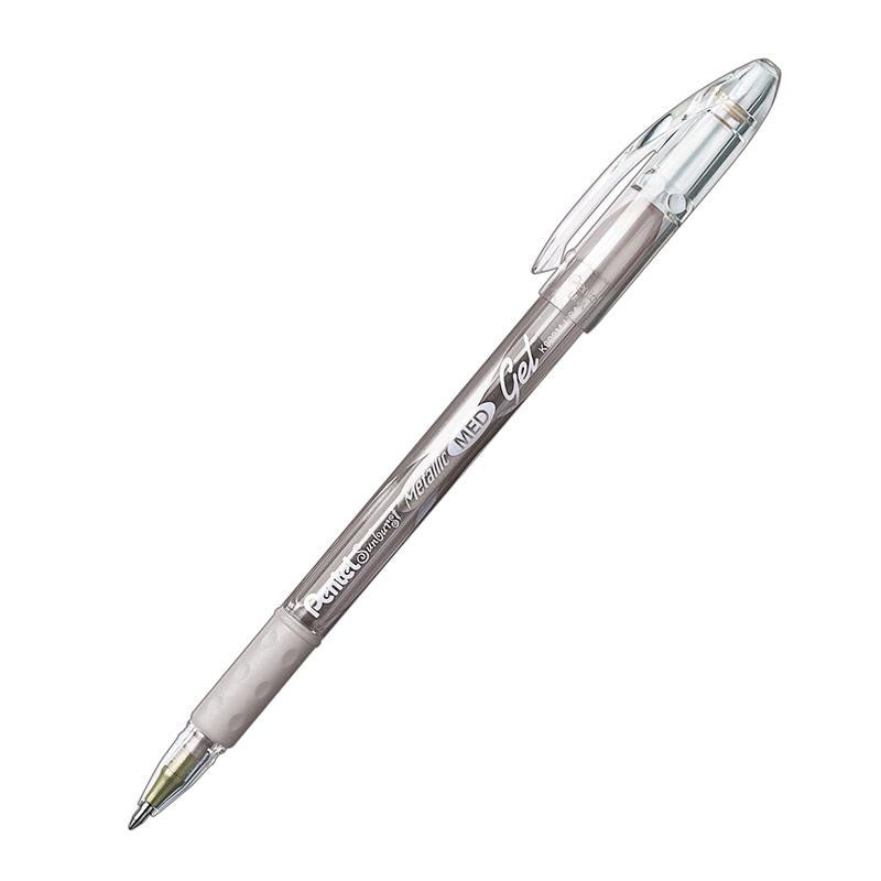 PENTEL SUNBURST SILVER METALLIC PEN