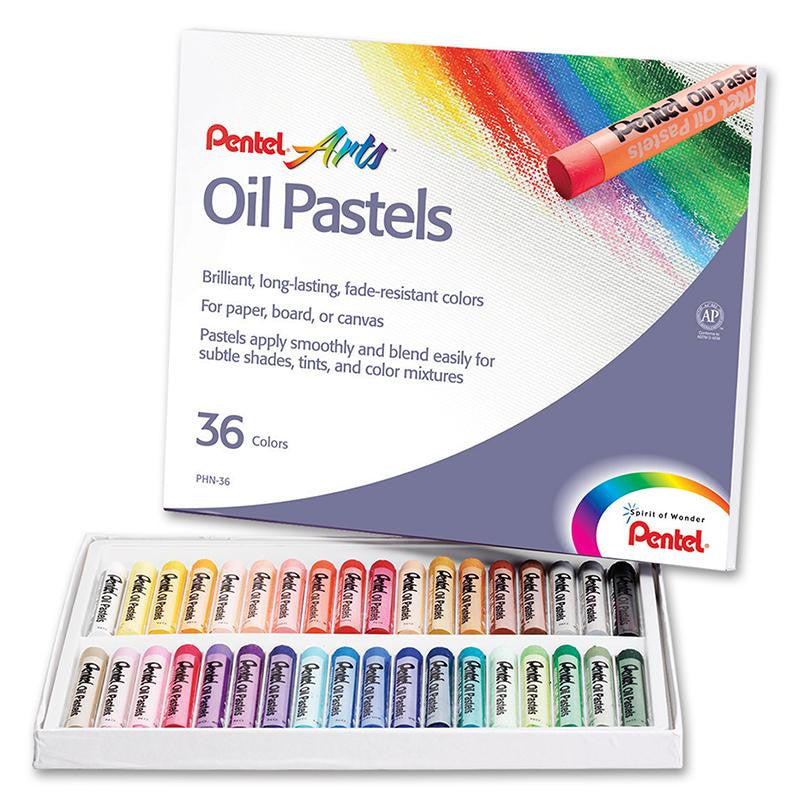 PENTEL OIL PASTELS 36 CT