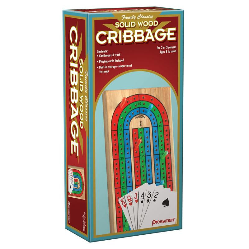 FOLDING CRIBBAGE WCARDS IN BOX