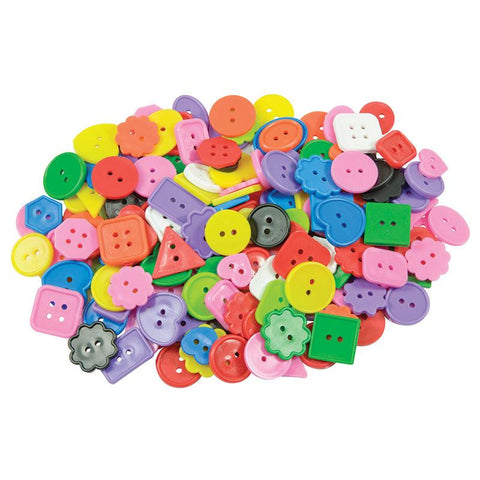 CRAFT BUTTONS ASST 1 LB PK