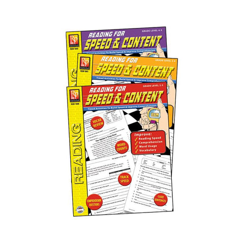 READING FOR SPEED & CONTENT 3-SET