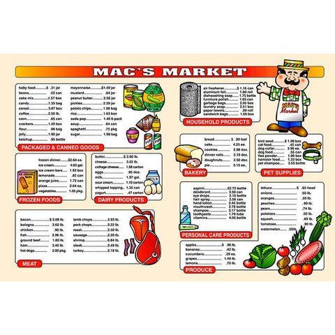 MARKET MATH EXTRA PRICE LISTS 6