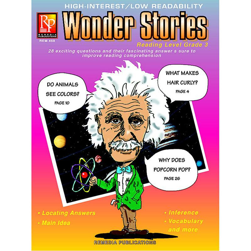 WONDER STORIES 3RD GR READING LEVEL