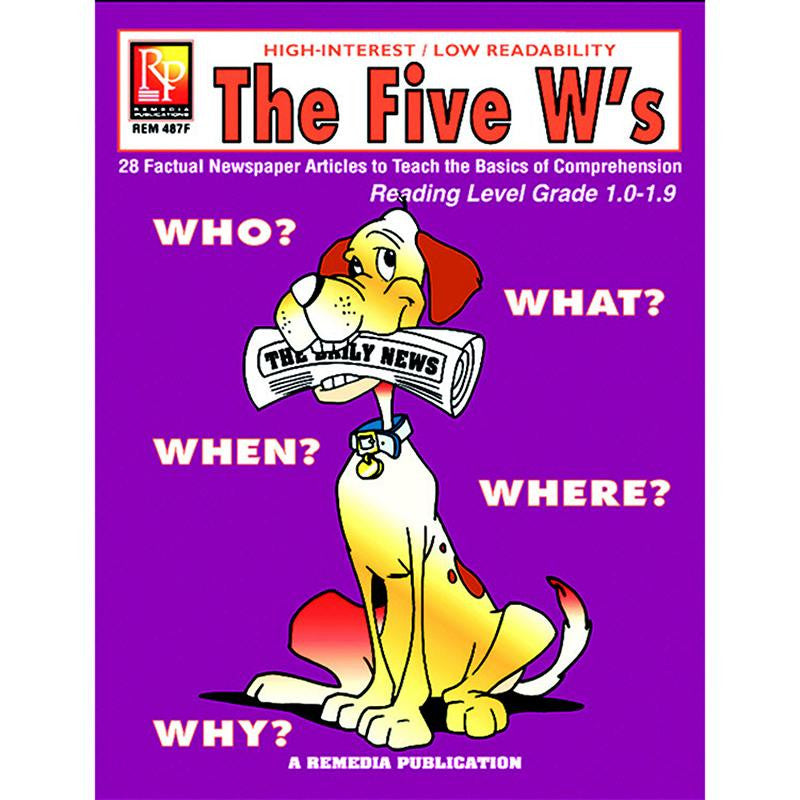 THE 5 WS 1ST GR READING LEVEL