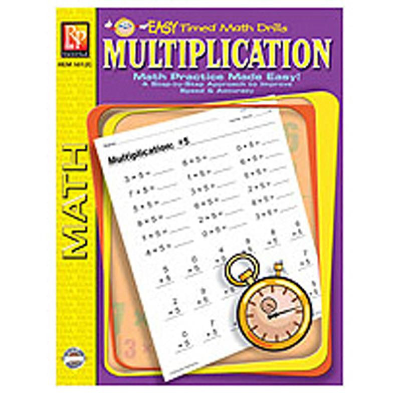 MULTIPLICATION EASY TIMED MATH