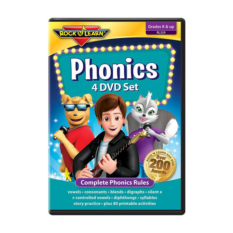 ROCK N LEARN PHONICS 4 DVD SET