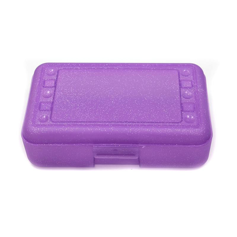 PENCIL BOX PURPLE SPARKLE