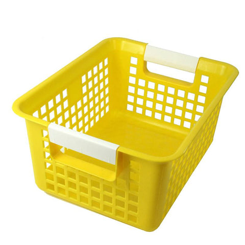 YELLOW BOOK BASKET