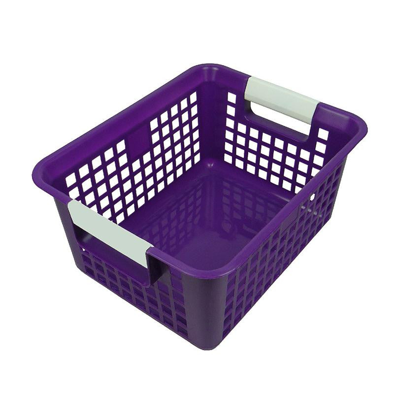 PURPLE BOOK BASKET