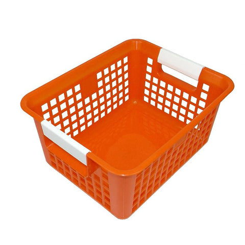 ORANGE BOOK BASKET