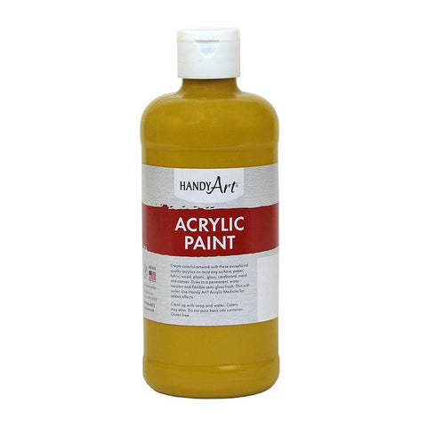 ACRYLIC PAINT 16 OZ YELLOW OXIDE