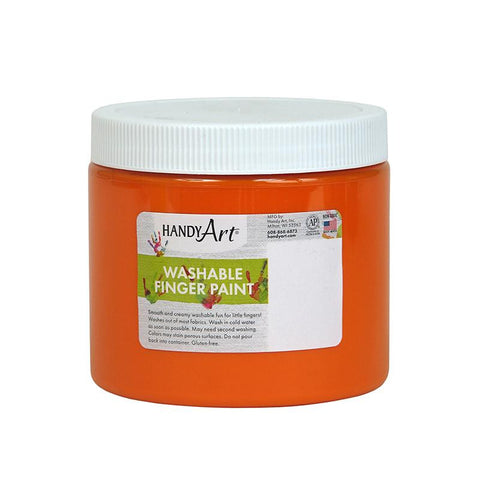 HANDY ART ORANGE 16OZ WASHABLE