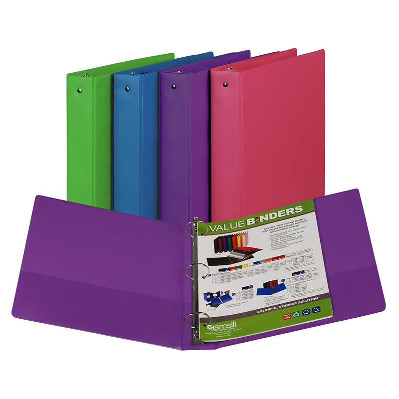 FASHION COLOR BINDER 1 1-2IN