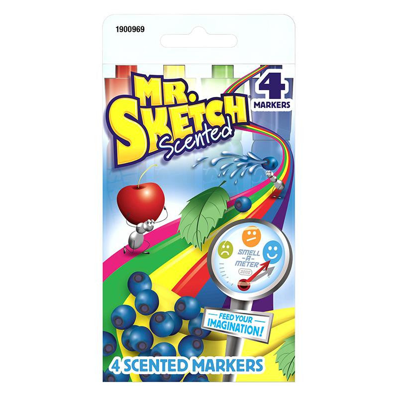 MR SKETCH SCENTED 4 COLOR CHISEL