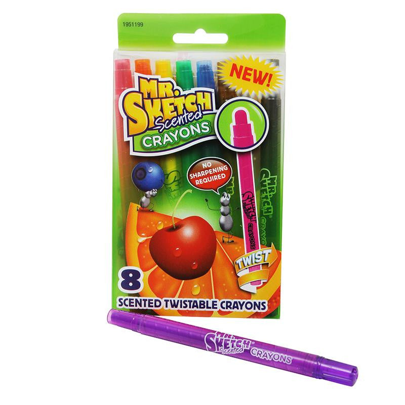 MR SKETCH SCENTED TWIST CRAYON 8 CT