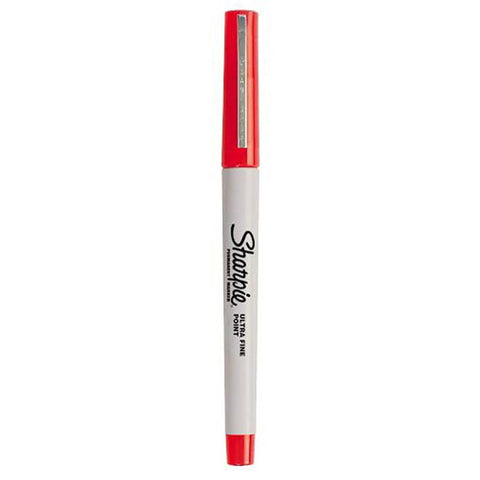 MARKER SHARPIE ULTRA FINE RED