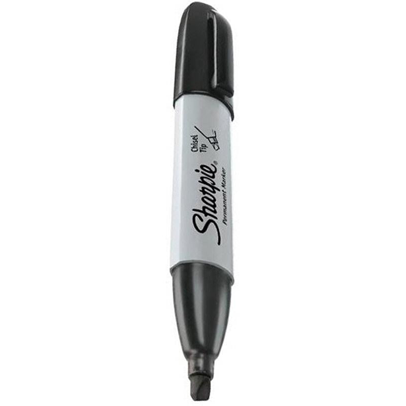 MARKER SHARPIE CHISEL BLK