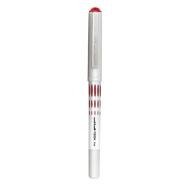 PEN UNI-BALL VISION FINE RED LIQUID