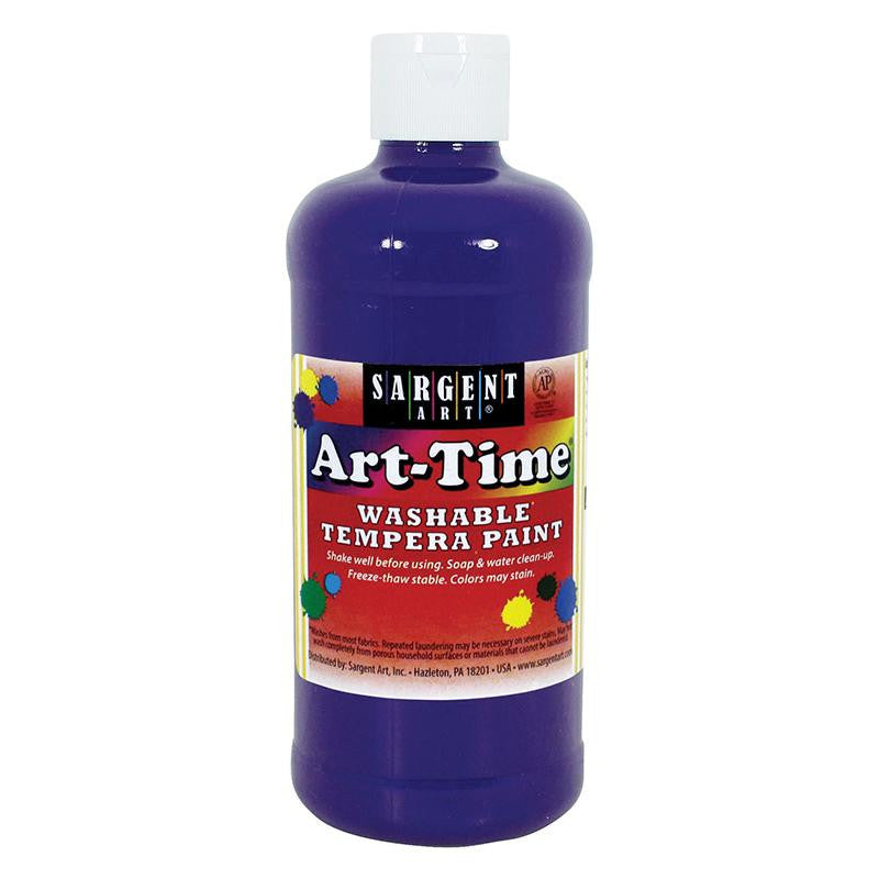 VIOLET ART-TIME WASHABLE PAINT 16OZ