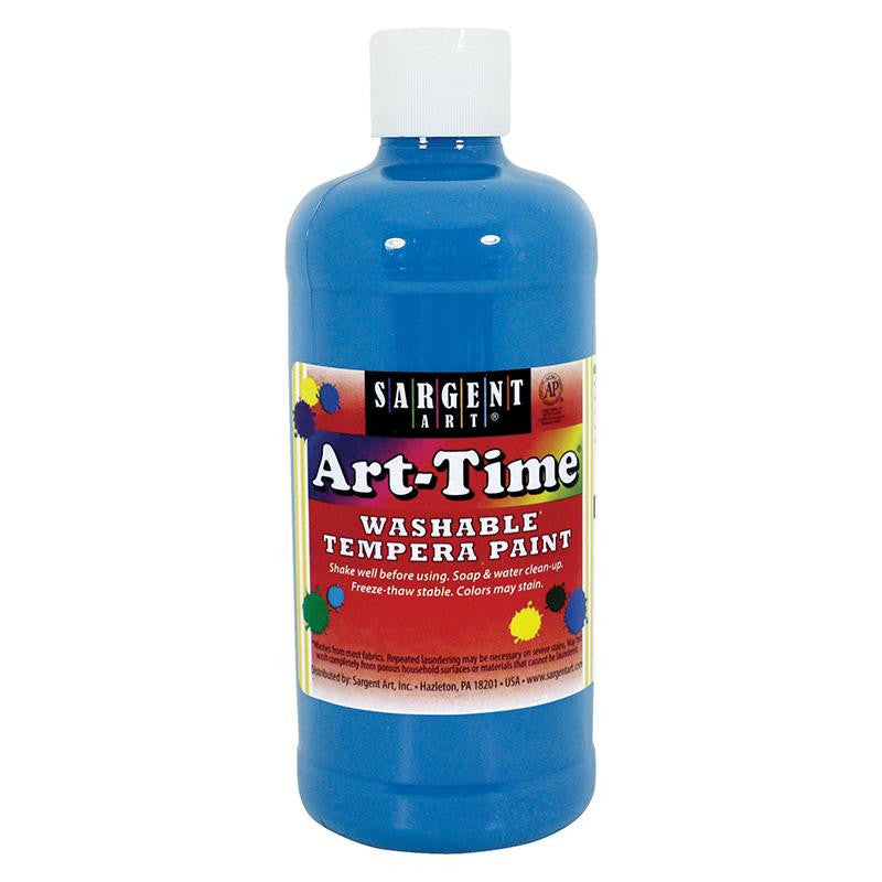 TURQ ART-TIME WASHABLE PAINT 16 OZ