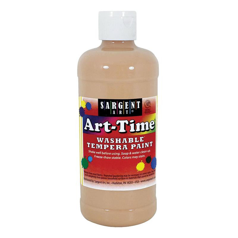 PEACH ART-TIME WASHABLE PAINT 16 OZ