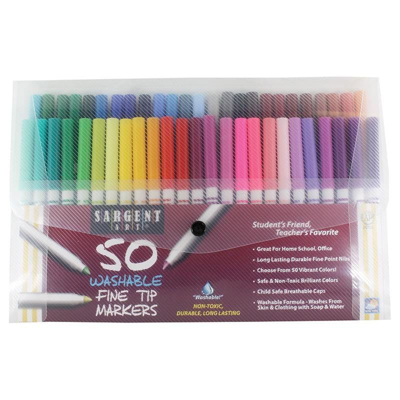 SARGENT WASHABLE MARKERS 50CT