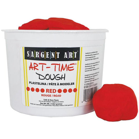 3LB ART TIME DOUGH - RED