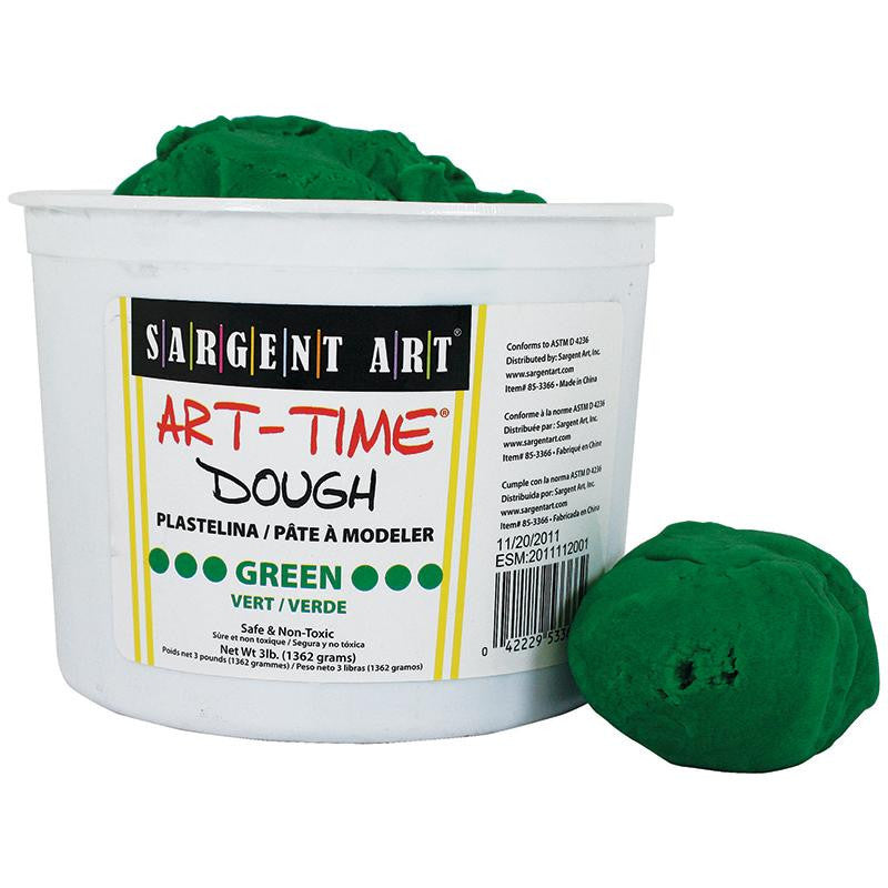 3LB ART TIME DOUGH - GREEN